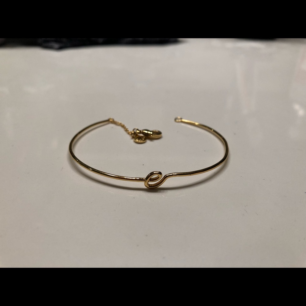 gorjana “e” bracelet